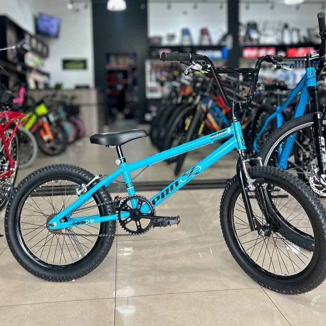 Bicicleta BMX Pro-X Série 1 Aro 20 Aero Freio V-brake Cor Azul/preto